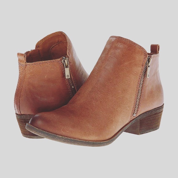 lucky brand toffee booties
